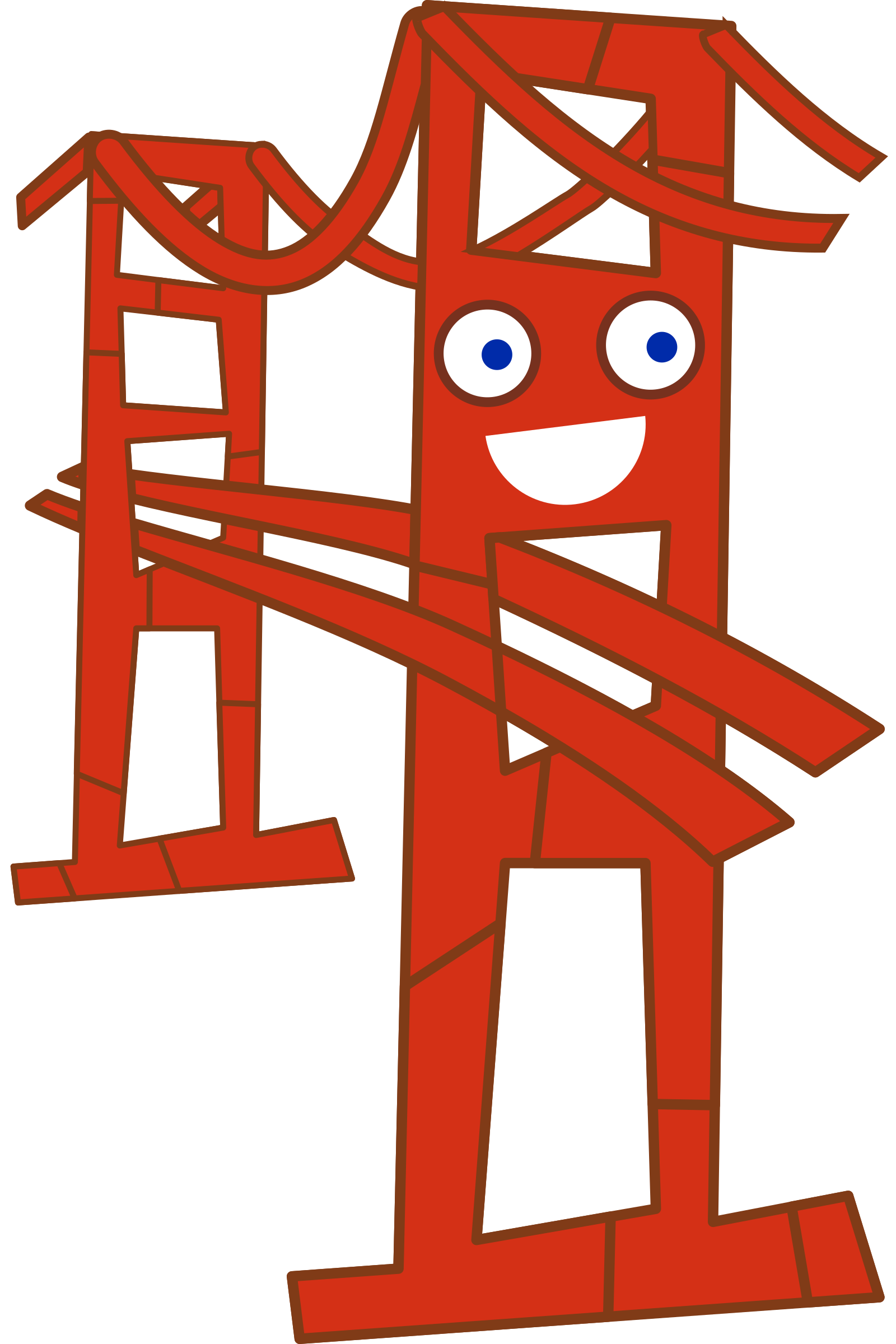 Clipart - Cute San Francisco Golden Gate Bridge