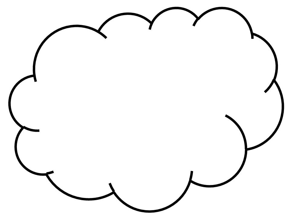 Cloud clip art black and white free clipart images 2 - FamClipart
