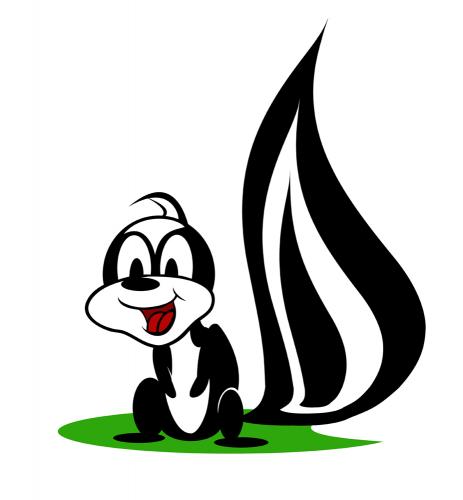 Cartoon Skunk Clipart