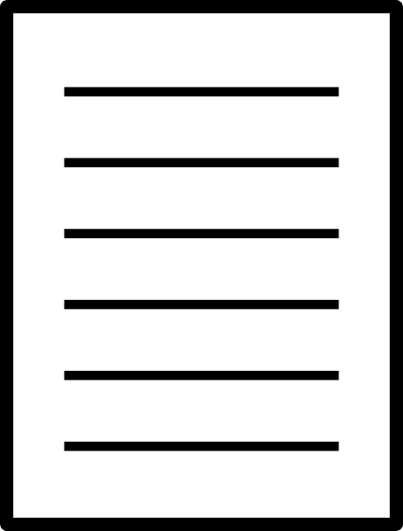Lined Paper Clipart