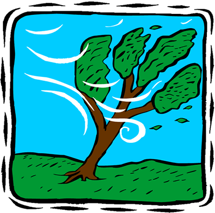 Windy Day Clipart