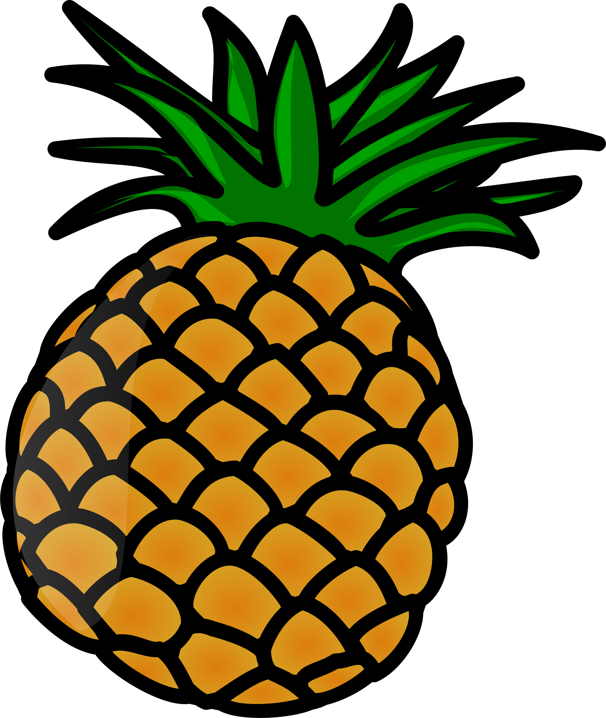 Free Pineapple High Resolution Clip Art | All Free Picture