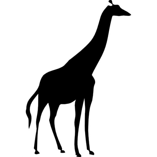 Giraffe silhouette Icons | Free Download