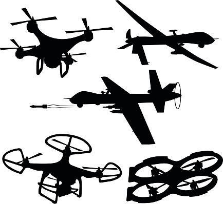 Drone Clip Art, Vector Images & Illustrations