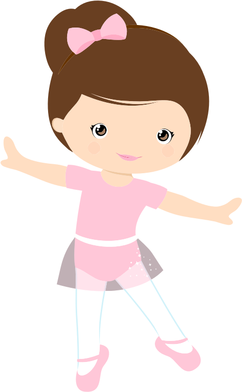 Cartoon ballerina clipart