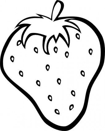 Food Black And White Clipart