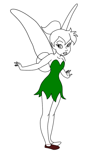 Drawing a Fairy with Wings – Tinkerbell | Steve's Software Trek