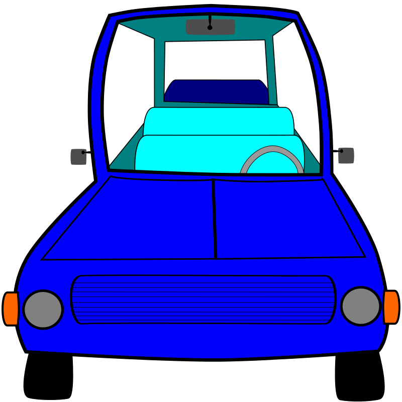 Clipart - Cartoon car