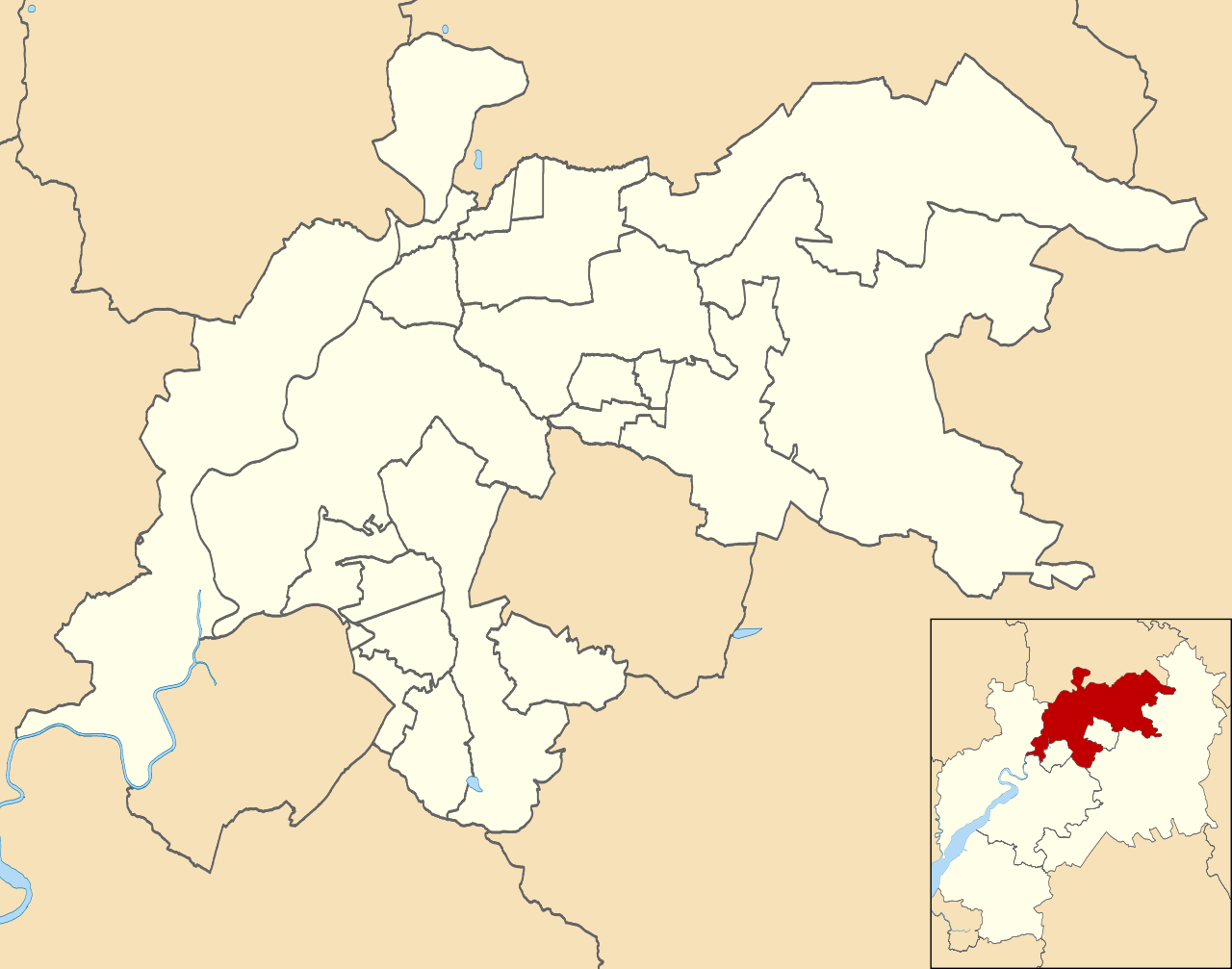 Tewkesbury UK ward map 2010 (blank).svg