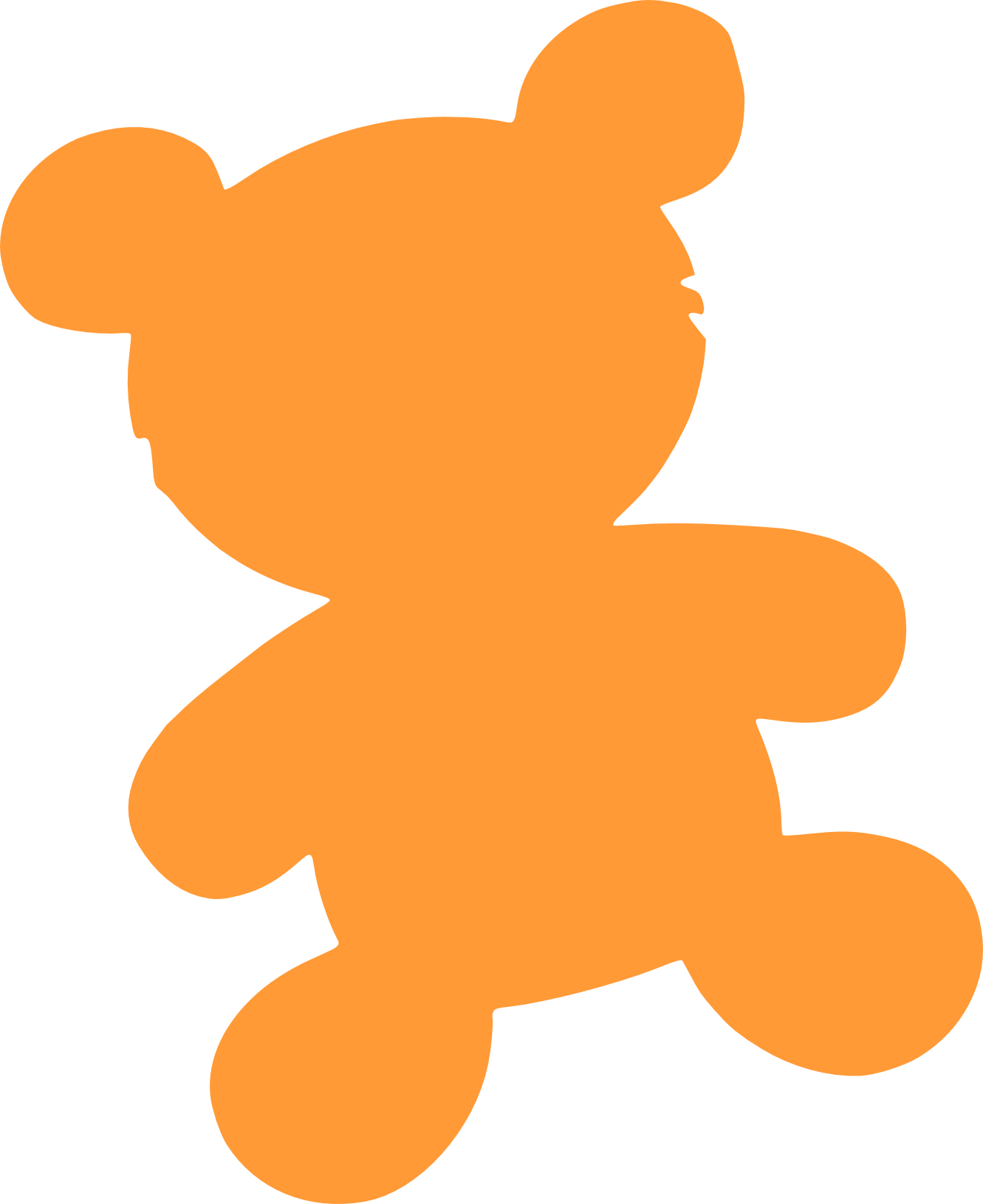 Teddy Bear Silhouette - ClipArt Best