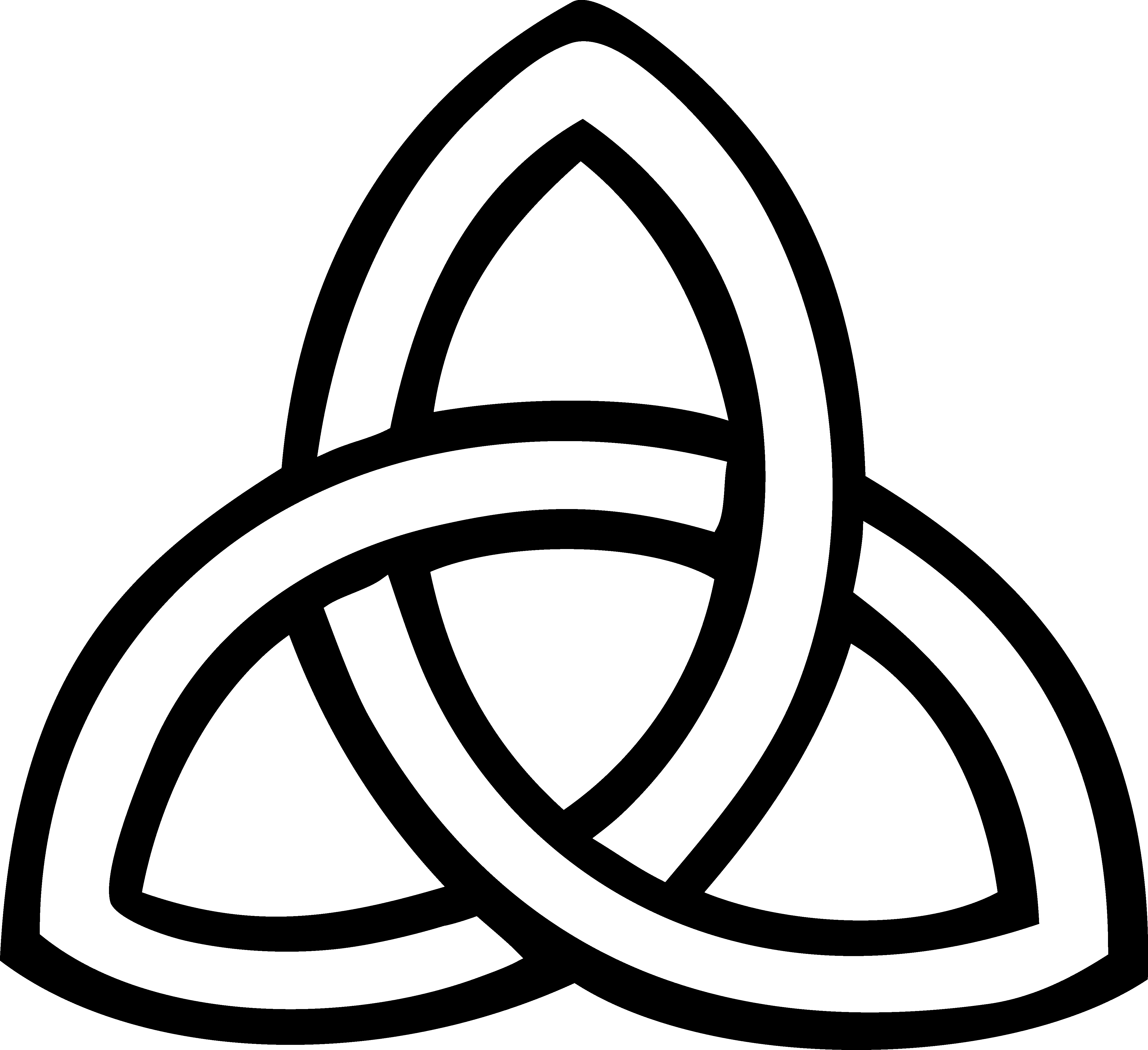 Celtic Trinity Symbols Clipart