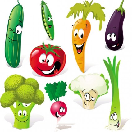 1000+ images about cute vegetables | Cute cartoon ...