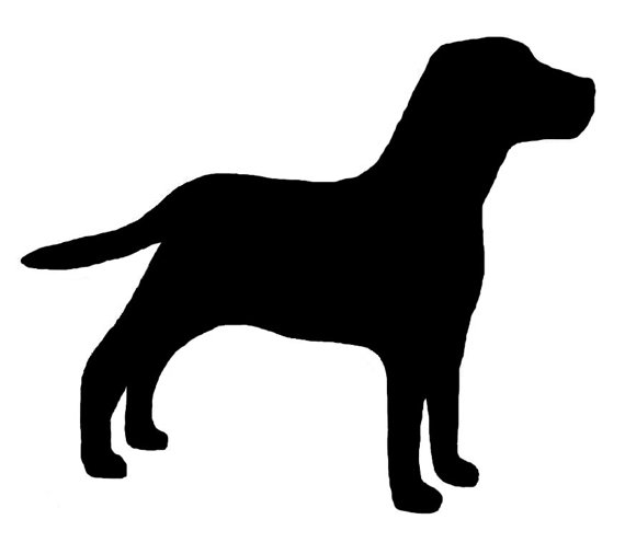 free clipart dog silhouette - photo #25