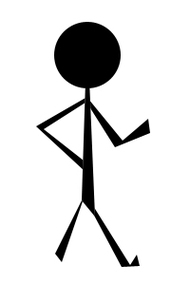 Happy Stickman Clipart - Free to use Clip Art Resource