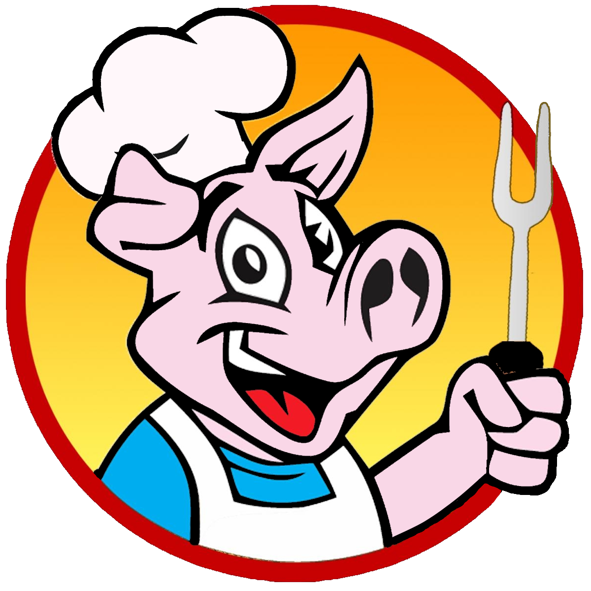 Cartoon Bbq Pig Logos Related Keywords & Suggestions - Cartoon Bbq ...