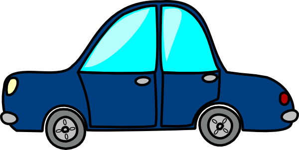 Blue Car Clipart