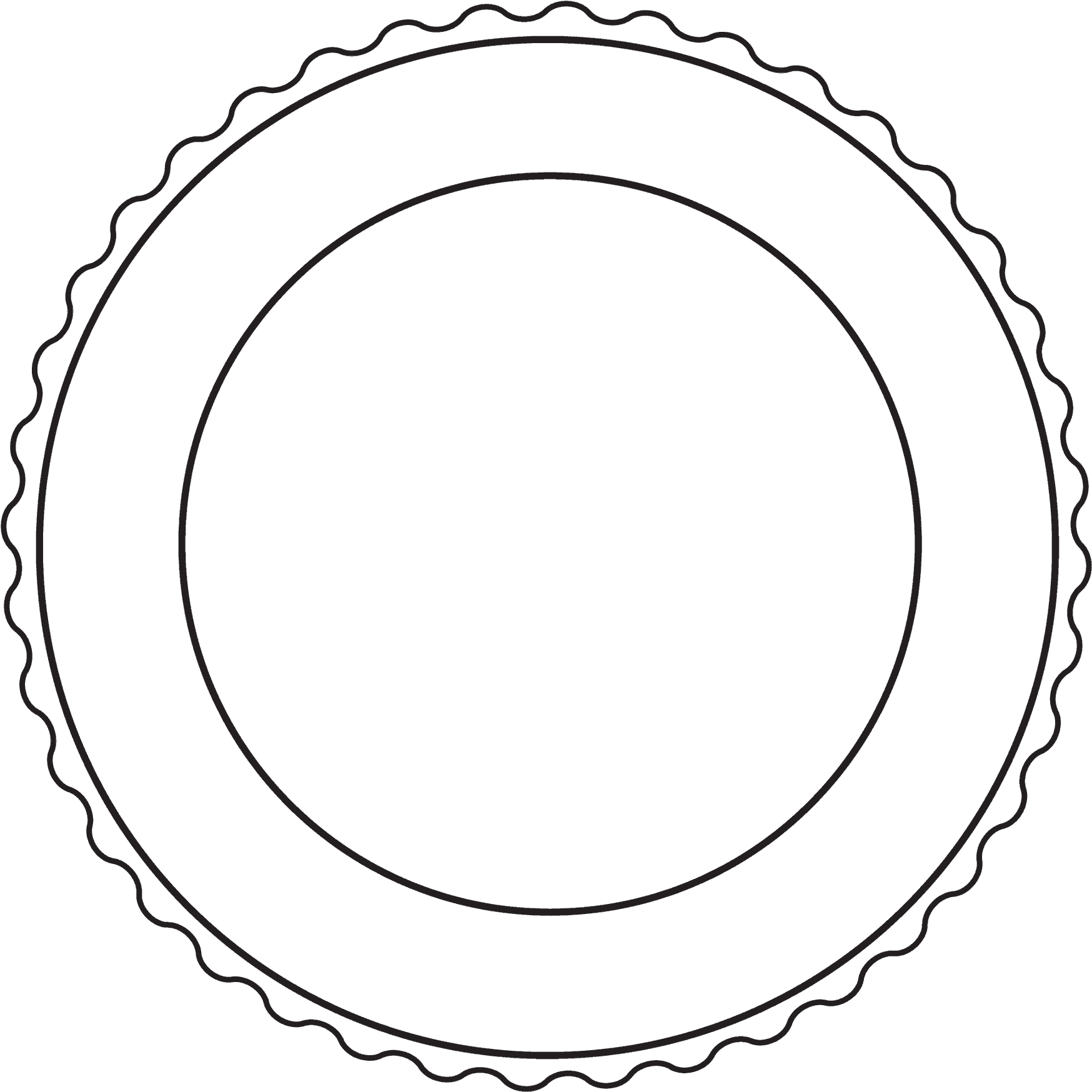 Blank Seal Template - Sampletemplate.my.id