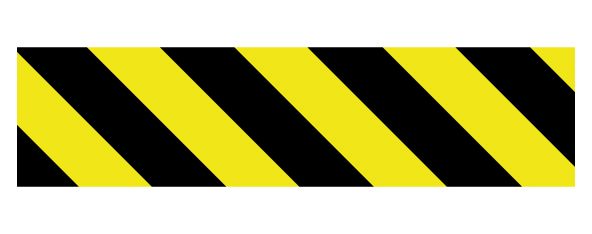 Buy our "Caution Stripe" decal from Signs World Wide