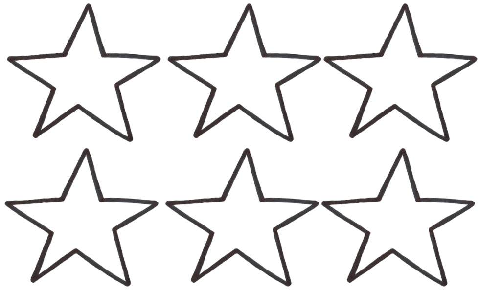 Large Star Template Printable