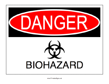 4 Best Images of Free Printable Biohazard Sign 8X10 - Free ...