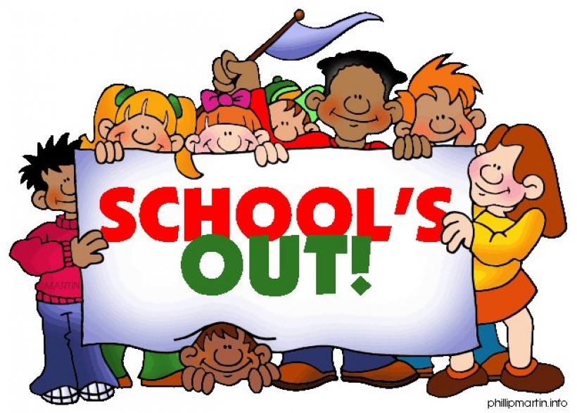 Early out from school clipart