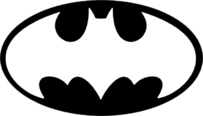 Batman Black And White Symbol
