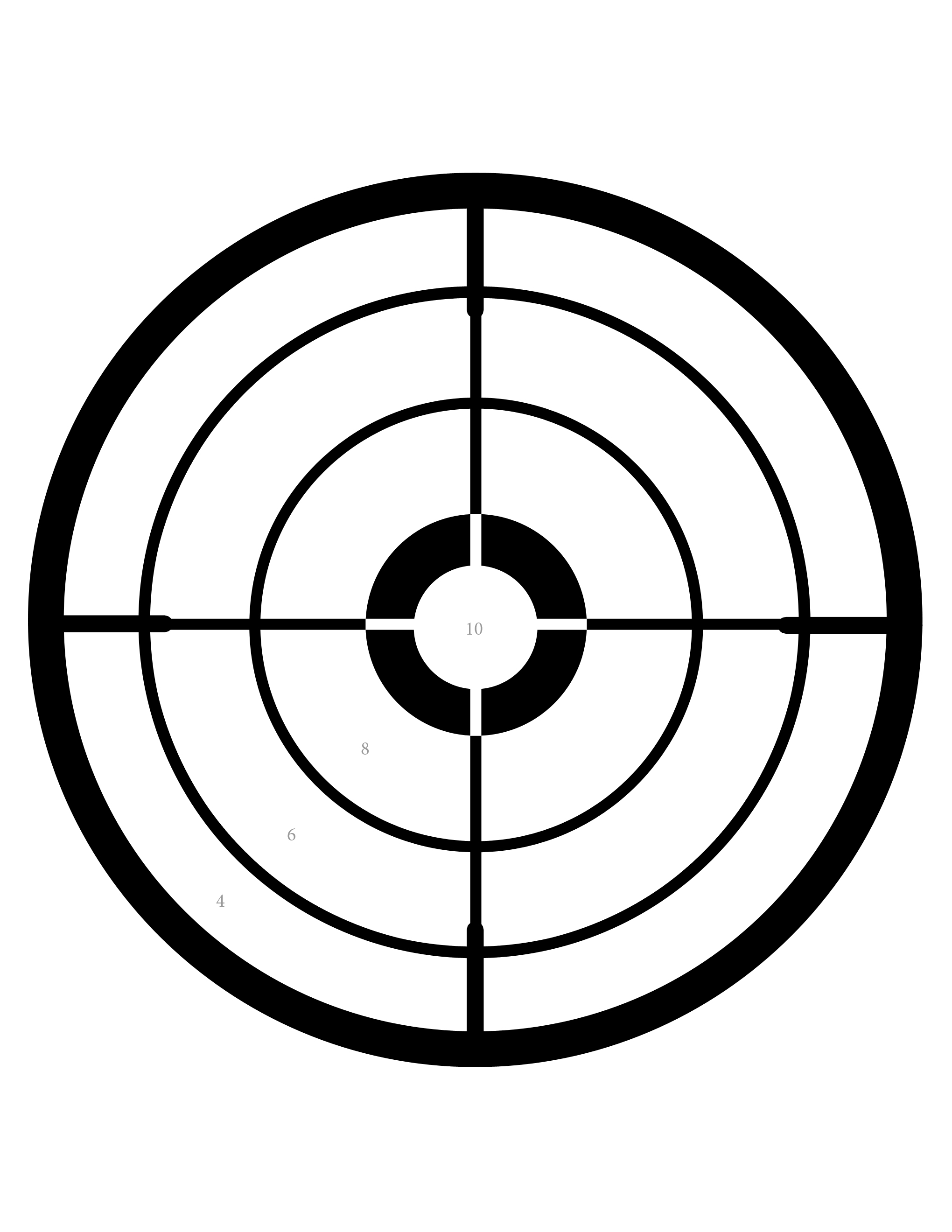 Free Printable Archery Targets / 60 Fun Printable Targets