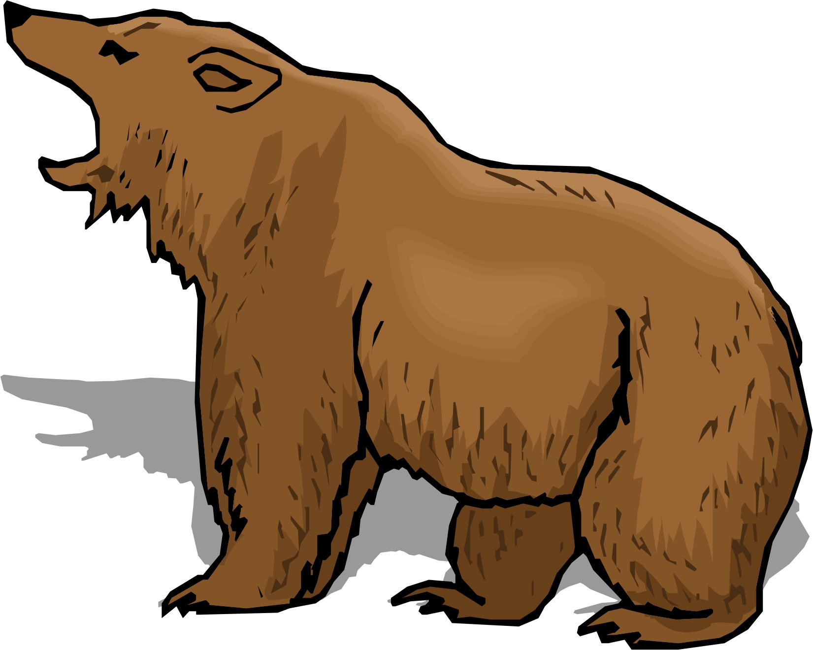Grizzly bear clip art free vector for free download about 8 free 2 ...