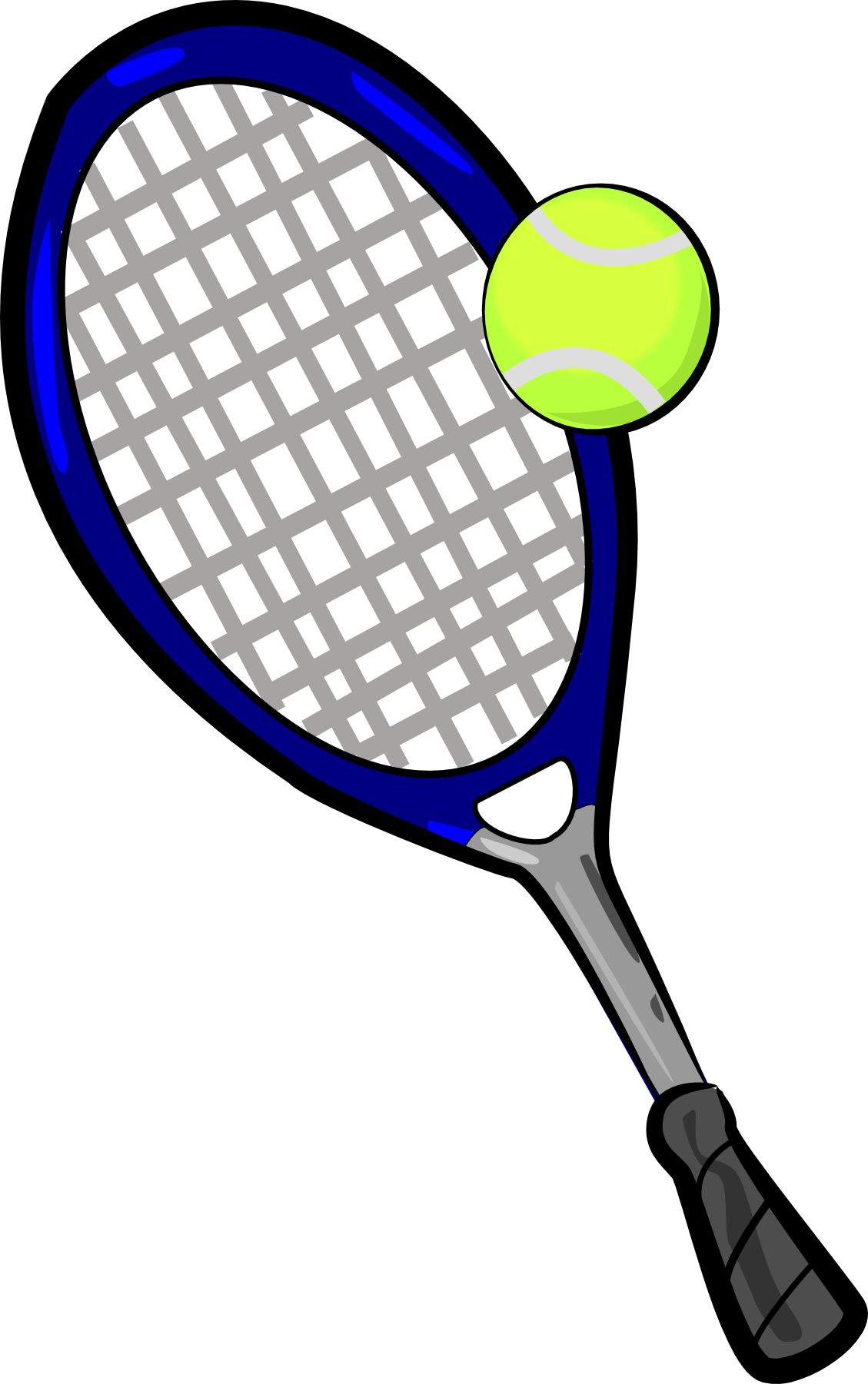 Pink Cartoon Tennis Racket - ClipArt Best