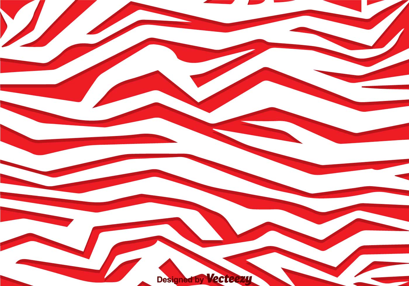 Red And White Zebra Print Background Download Free Vector Art ...