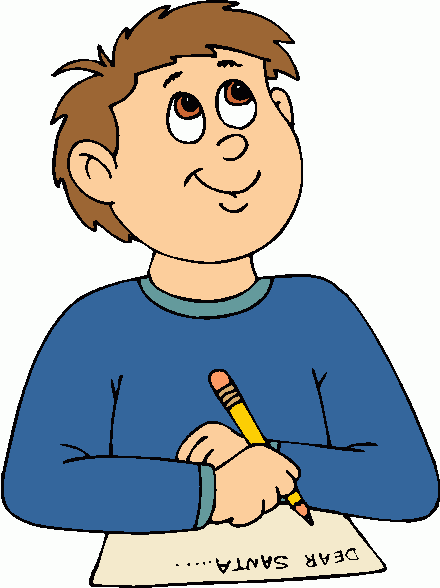 Free Clip Art Children Writing - Free Clipart Images