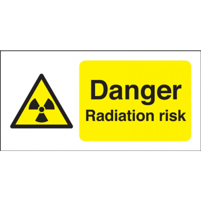 Danger Radiation Risk Hazard Warning Sign