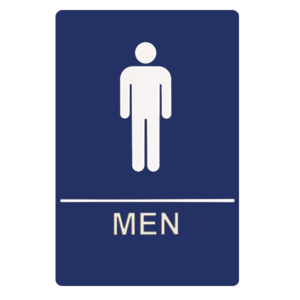 Man bathroom sign clipart