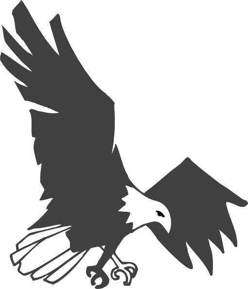Landing Eagle Clip Art - vector clip art online ...