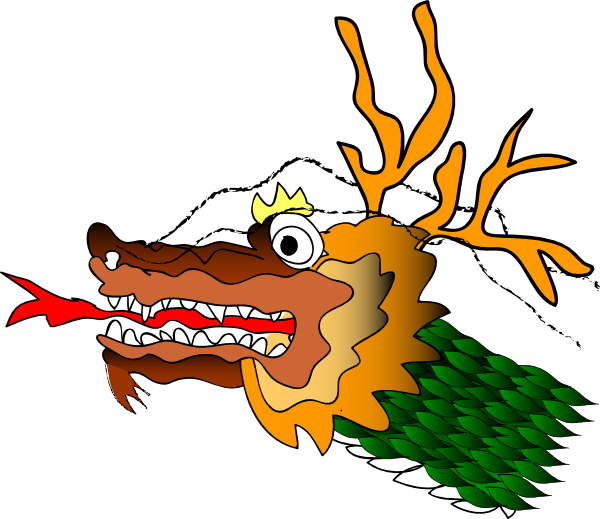 Cartoon Chinese Dragon Clip Art - vector clip art ...