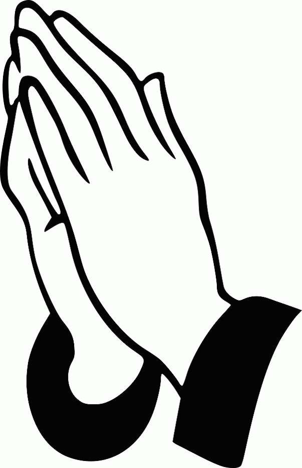 Printable Praying Hands - AZ Coloring Pages