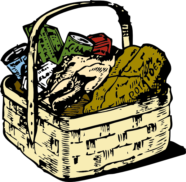 Food Basket Clipart