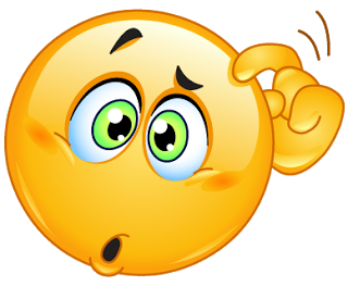 Confused Emoticons Clipart