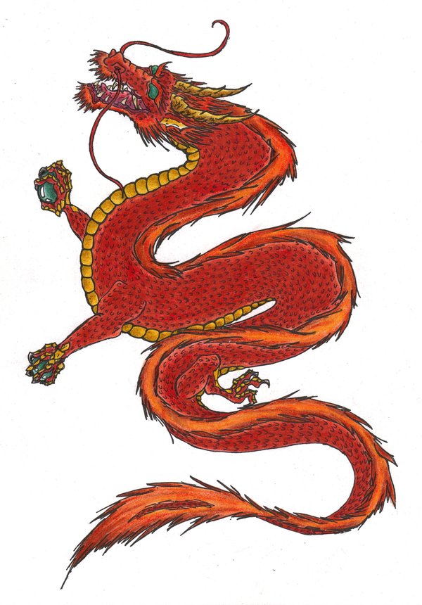 Red Chinese Dragon by OneMoreDayToRegret on DeviantArt