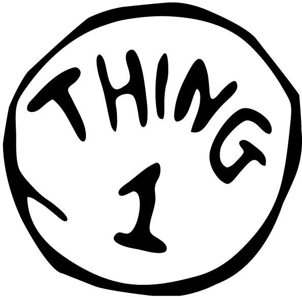 Thing 1 Printable Image ClipArt Best