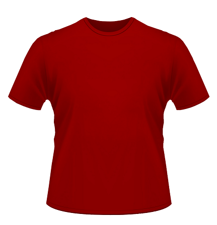Kaos Polos Merah - ClipArt Best