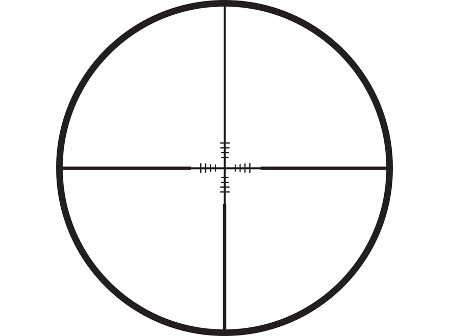 NcStar Compact Rifle Scope 4x 30mm P4 Sniper Reticle Matte
