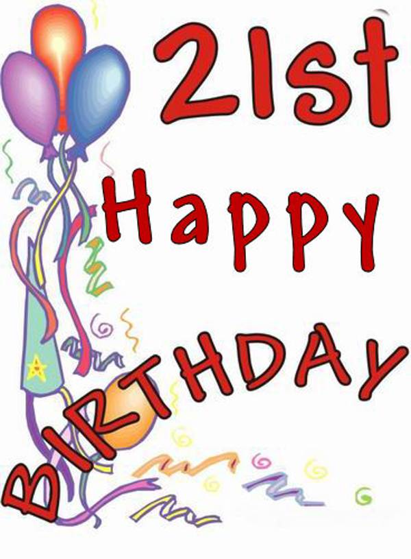 Happy 21st Birthday Pictures Free | Free Download Clip Art | Free ...