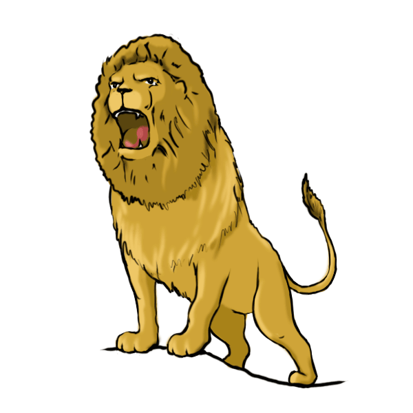 Roaring Lion Clipart