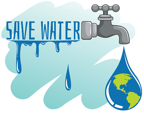Water Conservation Clip Art, Vector Images & Illustrations
