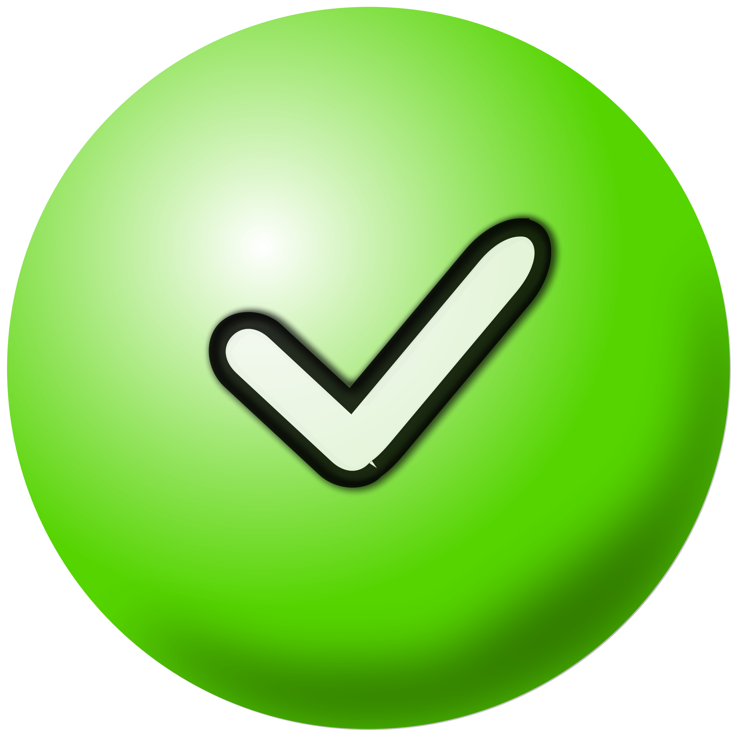 Clipart - Green Check Mark Icon