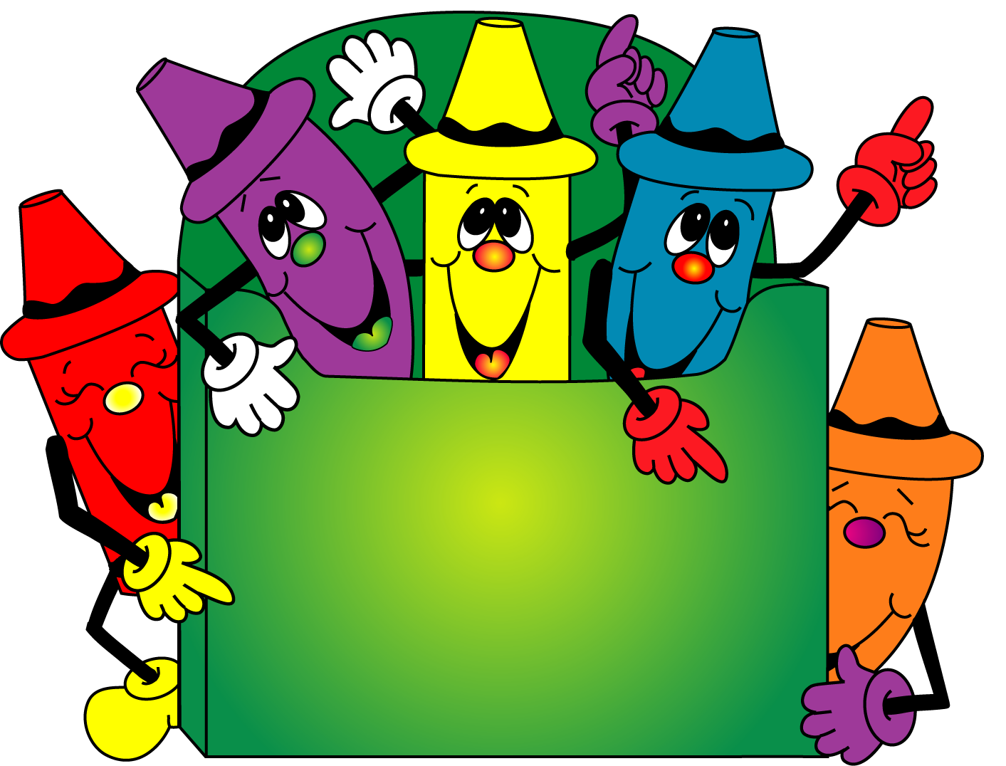 Cartoon Crayons - ClipArt Best