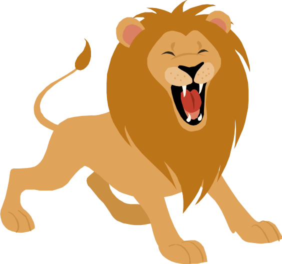 592 views Cartoon Roaring Lion Clipart