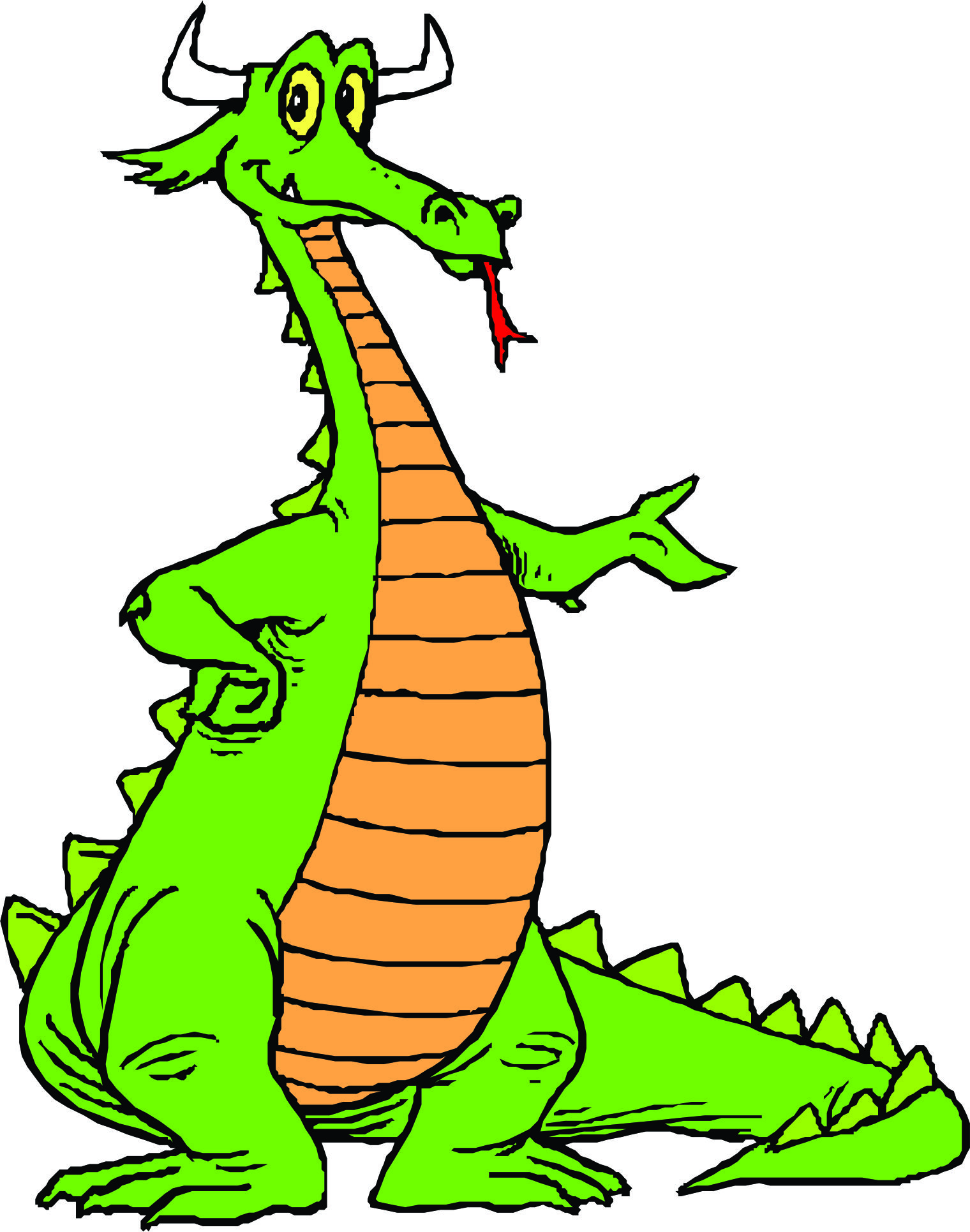 Friendly Dragon Mascot