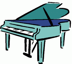 Woman grand piano notes cartoon piano clip art free vector 2 2 ...